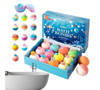 Bolas de Baño con en su Interior | Limpiadores Corporales Coloridos de 12 Unidades,Set de Juguetes de Baño en Efervescencia para Niños | Para Casa Cuarto de Guardería Relajación y