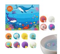 Bolas de baño con Juguete Dentro,12 Piezas y Coloridas - Regalos para Cesta, Juguetes de baño - para Adolescentes Familia Amigos Niños Niñas Hijas Hijos