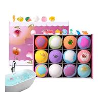 Bolas de Baño con Juguete Set de 12 unidades limpiador corporal colorido