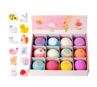 Bolas de Baño con Juguete Set de 12 unidades limpiador corporal colorido