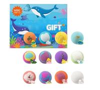 Bolas De Baño Con Juguetes En El Interior | 12 Piezas Espumosas Refrescantes Y Coloridas - Bolas De Baño Con Juguetes Para Rellenar Calcetines | Para Adolescentes, Amigos, Niños y Niñas, Hijos e Hijas
