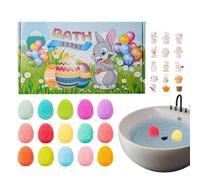 Bolas de Baño con para Niños,15 Piezas Temática Conejito Limpieza Corporal,Set de Bolas Efervescentes de Ducha | Regalo para Cumpleaños, Verano, Viajes, Hotel, Casa, Baño