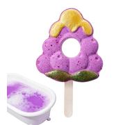 Bolas de baño con para niños, juguetes de espuma para bañera que cambian color, baño con forma caramelo dulce relajación, tratamiento efervescente, juego sensorial el hogar, s