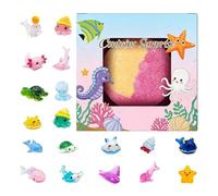 Bolas de baño de burbujas para pequeños,Colorida Efervescente Con Juguete En Su Interior Relleno De Calcetín,Bola Efervescente de Baño como Juguete - Para Niñas Niños Desde 3 Años, Familiar, Cumpleaño