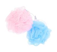 Bolas de Baño Exfoliantes Unicornio para Niños, Pack de 2 Unidades | Malla PE de Secado Rápido, Tacto Delicado para Piel Infantil, Accesorios Coloridos para Higiene Diaria en Casa