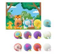 Bolas de baño infantiles,12 Piezas de arcoíris suave, refrescante y espumante,Bolas De Baño Con Juguetes Para Rellenar Calcetines - Para adolescentes, familias, niños y niñas, hijos e hijas