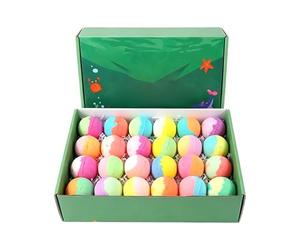 Bolas de Baño para Niños con Juguetes - 24 Piezas Lavado Corporal - Set de Bolas efervescentes para Ducha | para Niños Y Niñas Cumpleaños Reuniones Verano Viajes Hogar Guardería Aseo Servicios Y