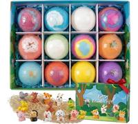 Bolas De Baño Para Niños - Orgánicas Hechas A Mano Con regalo inesperado | Juguetes De Tierra Y Mar Incluidos | Experiencia De Spa En Casa | Regalo Para Navidad