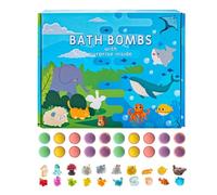 Bolas de Baño para Niños - Set de 20 Bolas de Colores Naturales, infantiles con juguetes luminosos,para Regalos de Infantiles Baño Niños Niñas Cumpleaños Vacaciones