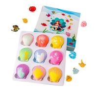 Bolas de Baño | Productos de Cuidado Personal con Juguete Dentro de la,Set de 9 Bolas de Ducha con Temática Marina,Para Niños Y Niñas Hogar Guardería Bañera