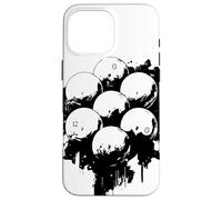Bolas de billar Dibujo de tacos Deportes Carcasa para iPhone 16 Pro Max