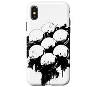 Bolas de billar Dibujo de tacos Deportes Carcasa para iPhone X/XS