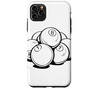 Bolas de billar Dibujo Taco Deportes Snooker Carcasa para iPhone 11 Pro Max