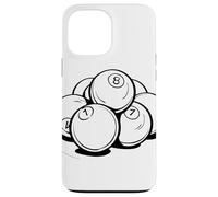 Bolas de billar Dibujo Taco Deportes Snooker Carcasa para iPhone 13 Pro Max