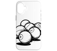 Bolas de billar Sala de billar Carcasa para iPhone 16 Plus