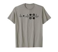 Bolas de bochas con Amor para Hombres, Mujeres, niños, Petanca, Deporte Camiseta