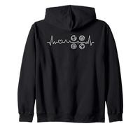 Bolas de bochas Heartbeat para Hombres, Mujeres, niños, Petanca, Deporte Sudadera con Capucha