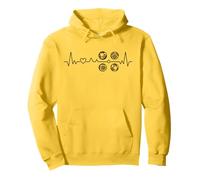 Bolas de bochas Heartbeat para Hombres, Mujeres, niños, Petanca, Deporte Sudadera con Capucha
