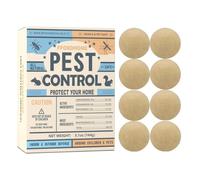 Bolas de control de plagas, repelente de plagas de menta para ratones, ratones, ratas, hormigas, cucarachas, polillas y más, repelente fuerte para interiores y exteriores, disuasorio de ratones y