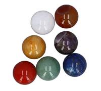Bolas de Cristal de Chakra, Exquisitas Bolas de Chakra Coloridas, Set de Riqueza 7 Piezas para Sala de Estar para Oficina