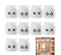 Bolas de desraqueo de aire para zapatos, 10 zapatillas de deporte para zapatos de deporte, concentración, ajustable, herramienta de retrato para gabinete de baño