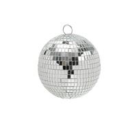 Bolas de discoteca cristal giratorias 25 cm y 30 diámetro, efecto reflectante for fiestas, colgantes, con luz for escenario(Diameter 10CM)