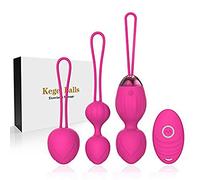 Bolas de ejercicios Kegel 2 en 1 Pesas y bolas de masaje Bolas de Ben Wa para principiantes y estiramientos. Recomendado por el médico para el control de la vejiga y los ejercicios del piso pélvico
