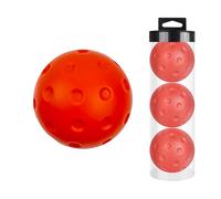 Bolas de Entrenamiento de Pickleball silenciosas - Juego de 3 Bolas de Pickleball de Interior Huecas y, Bola de Entrenamiento de bajo Ruido de 74 mm | Bola de perforación silenciosa de Larga