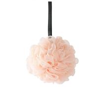 Bolas de esponja de baño de malla suave, bolas de baño exfoliantes for limpieza corporal, cepillo de limpieza de nailon, esponjas de baño, flor de baño (Size : Pink)