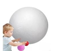 Bolas de espuma blanca - espuma artesanal 20 x 20 cm | Material ligero para un modelado fácil Características | Bolas de espuma DIY: perfectas para manualidades en la guardería, proyectos A