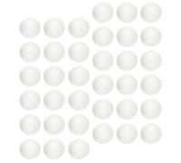 Bolas de Espuma de Poliestireno 500 Uds de Color Blanco para Manualidades