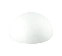 Bolas de espuma para manualidades, bola redonda de espuma de poliestireno sólido en blanco, para decoración de árbol de Navidad de boda (15 cm)