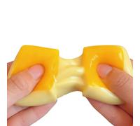 Bolas de estrés realistas para tortas de arroz, juguete suave para apretar, juguete elástico para alivio de alimentos para hombres, mujeres y niños, diversión antiestrés, uso en casa, oficina, escuela