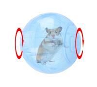 Bolas de gimnasia para hámsters: bolas de trotar, juguetes, pelota de gimnasia para roedores, rueda para animales pequeños | Robust Hamster Ball, extra gross hamster bola, pelotas de gimnasia po