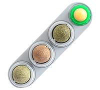 Bolas de hierba gatera, 4 sabores, giratorias 360°, comestibles, para montar en la pared con tapa a prueba de humedad. Bola energética para gatos, juguetes interactivos para aliviar la ansiedad a