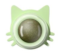 Bolas de hierba gatera - juguetes de pared de hierba gatera giratorios interactivos | Juicio de dientes de limpieza de gatitos, bolas de gatito de bocadillo para gatos divertidos, pelotas de hierba ga