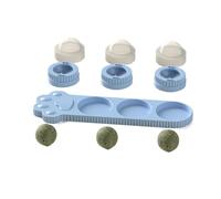 Bolas de hierba gatera que se adhieren a la pared, bola de pared de hierba gatera, bolas de hierba gatera para gatos domésticos, bolas a prueba de fugas, juguete de limpieza natural para un