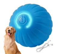 Bolas De Juguete Para Perros - Recargable Automático Tipo-C Con Luces LED,Juguetes De Perros Pequeños,Para Juego Interior Al Aire Libre Ejercicio Entrenamiento Simulación Caza Rascador Suelo Escalada
