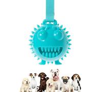 Bolas De Juguetes Para Perros | Juguete De Dentición Único En Forma De Mascota De Ojos Grandes - Bola Chirriante Versátil Contra Las Fugas De Alimentos Para Mascotas Con Cuerda De Transporte,