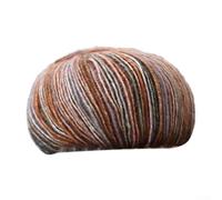 Bolas de lana de algodón de colores mixtos para costura y manualidades con camuflaje, textura suave, ideal para todos los proyectos, 50 g (3)