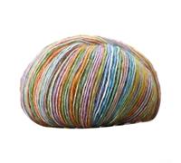Bolas de lana de algodón de colores mixtos para costura y manualidades con camuflaje, textura suave, ideal para todos los proyectos, 50 g (1)