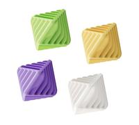 Bolas de lavandería - Agitadores textiles, 4 esferas de lavado para suavizar telas, orbe reutilizable con caída, accesorios domésticos, globo de limpieza para baño, piso y alojamiento