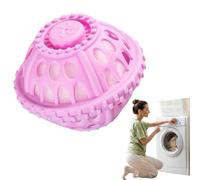 Bolas de lavandería para lavadoras: perlas suavizantes de telas reutilizables, solución de limpieza sin detergente | Las bolas secadoras antienredos reducen las arrugas y mejoran el flujo de aire para