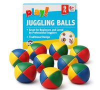 Bolas de malabares de circo, 12 unidades, suaves y coloridas para principiantes | Aprende a malabares con bolas de malabares de payaso circo