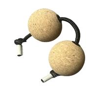 Bolas de mano rítmicas - Práctico juego de percusión agitador, bola de cuentas ligera | Par de cola larga musical con cable, agarre cómodo, instrumento de sonido para entrenamiento de rendimiento