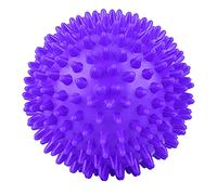 Bolas De Masaje Pilates Spiky Ball Bola De Masaje Dura Masaje, Bola De Lacrosse para El Dolor, Tensión, Alivio del Estrés, Circulación Sanguínea, Herramienta De Relajación 7,5 Cm/9 Cm(S-púrpura)