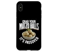 Bolas de Matzá Comida judía Pascua Matzá Agarra tu Matzá Carcasa para iPhone XS Max