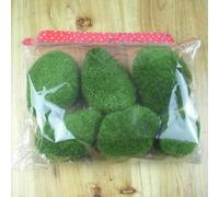 Bolas de musgo de simulación verde, complemento perfecto para cualquier jardín o arreglo de plantas de interior, disponibles en paquetes de 8 o 10 (8 piezas)