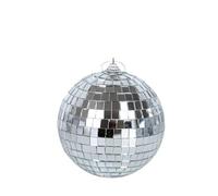 Bolas De Natal, Decoración Arbol Navidad Bola Reflectante De Espejo Plateado For Decoración Árbol Navidad, Brillante, For Cumpleaños, Bodas, Fiestas En Casa, Bar(12cm-1pc)