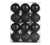 Bolas De Navidad 24 Uds Adornos De Bolas Navidad Colgantes Plástico Irrompibles Juego Decorativos Decoraciones Navideñas Adornos(E)